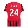 Maglia ufficiale AC Milan Kjaer 24 Casa 2024-25 per Uomo